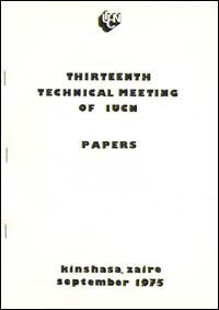 Thirteenth Technical Meeting, Kinshasa, Zaire, 8-17 September 1975 : papers