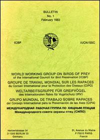 Bulletin World Working Group on Birds of Prey = Bulletin Groupe de Travail Mondial sur les Rapaces