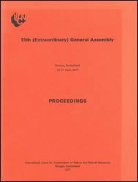Thirteenth (extraordinary) General Assembly, Geneva, Switzerland, 19-21 April 1977 : proceedings