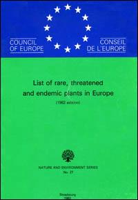 List of rare, threatened and endemic plants in Europe