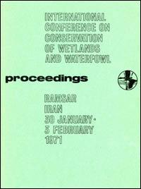 Proceedings : International Conference on the Conservation of Wetlands and Waterfowl, Ramsar, Iran, 30 January - 3 February 1971