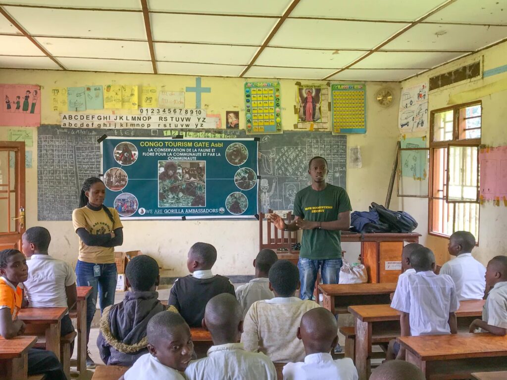 Training the next generation of gorilla conservationists in Virunga National Park, DR Congo