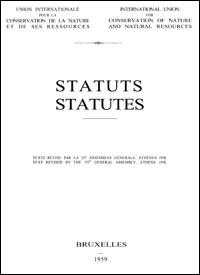 Statuts : texte révisé par la VIe Assemblée Génerale, Athènes 1958 = Statutes : text revised by the VIth General Assembly : Athens 1958