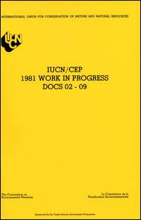 IUCN/CEP 1981 work in progress docs 02-09