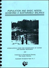 Population and basic needs : achieving a sustainable balance