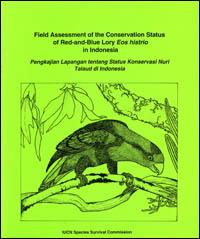 Field assessment of the conservation status of Red-and-Blue Lory [Eos histrio] in Indonesia