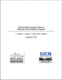 The present economic value of Nakivubo urban wetland, Uganda