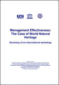 Management effectiveness : the case of World Natural Heritage : summary of an international workshop