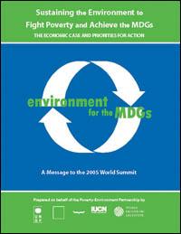 Sustaining the environment to fight poverty and achieve the MDGs : the economic case and priorities for action