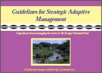 Guidelines for strategic adaptive management : experiences from managing the rivers of the Kruger National Park