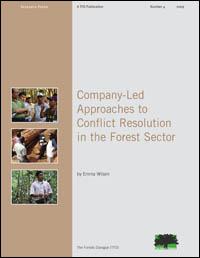 Company-led approaches to conflict resolution in the forest sector