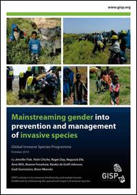 Mainstreaming gender into prevention and management of invasive species