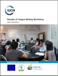 Results of Yangon writing workshop