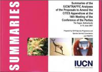 Summaries of the IUCN/TRAFFIC analyses of the proposals to amend the CITES appendices at the 14th meeting of the Conference of the Parties