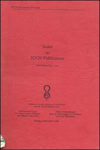 Index to IUCN publications new series nos. 1-10
