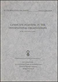 Landscape planning in the international organizations