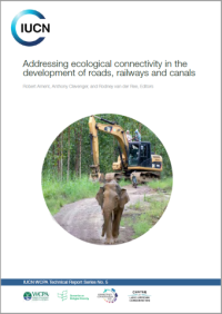 Addressing ecological connectivity in the development of  roads, railways and canals