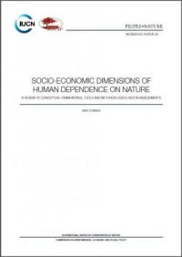 Socio-economic dimensions of human dependence on nature