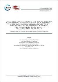 Conservation status of biodiversity important for Bribri food and nutritional security