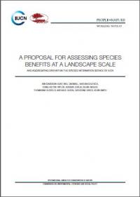 A proposal for assessing species benefits at a landscape scale and aggregating data within the Species Information Service at IUCN