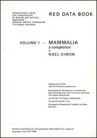 Red data book. Volume 1. Mammalia, a compilation