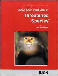 2000 IUCN red list of threatened species