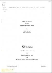 Report on land use in the Andaman and Nicobar Islands