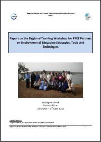 Report on the regional training workshop for PREE partners on environmental education strategies, tools and techniques