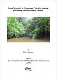 Status assessment of Tomistoma in Peninsular Malaysia : Peat swamp forests of Selangor & Pahang