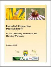 Poweshiek skipperling and Dakota skipper : ex situ assessment and planning workshop