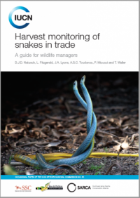 Harvest monitoring of snakes in trade