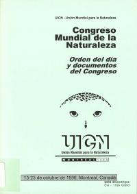 Congreso Mundial de la Naturaleza : orden del dia y documentos del Congreso