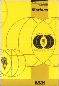 World Conservation Congress : motions