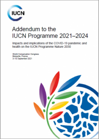 Addendum to the IUCN programme 2021-2024