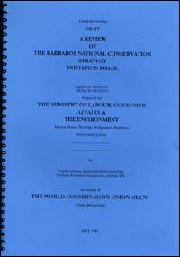 A review of the Barbados national conservation strategy, initiation phase.  Mission report, 18 April 1991 - 18 May 1991