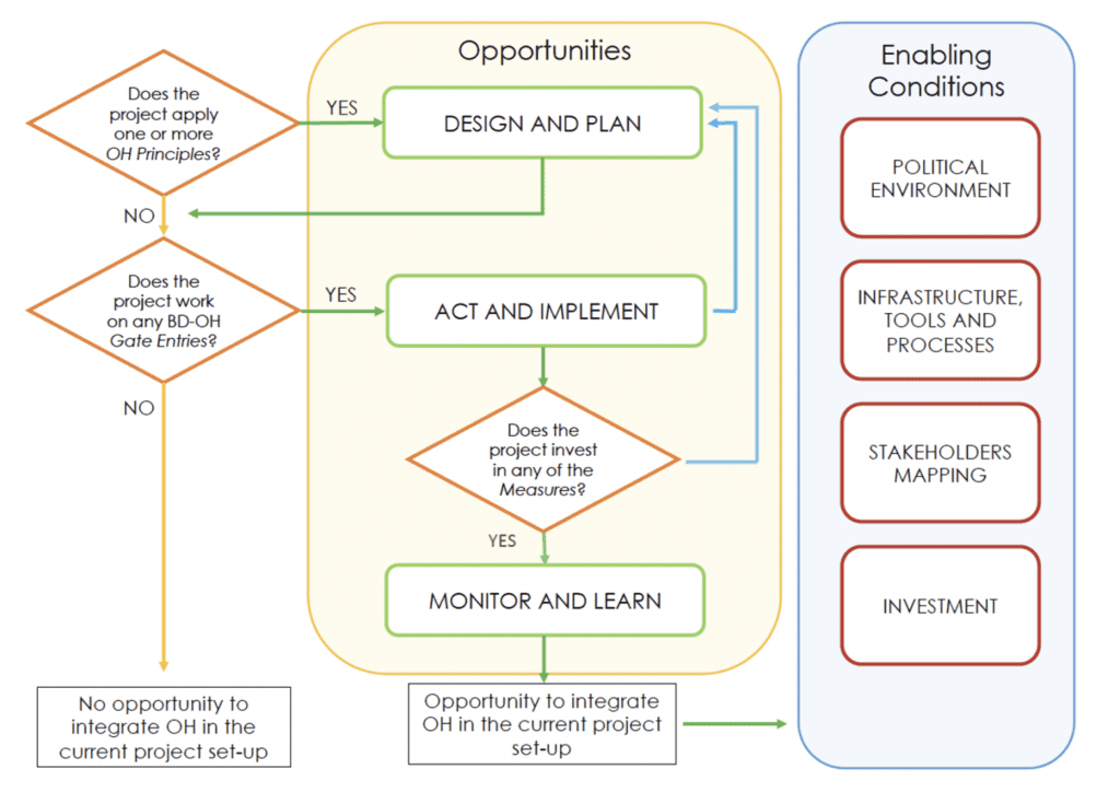 An Analysis Framework to enable biodiversity projects to take a One Health approach