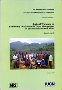 Regional workshop on community involvement in forest management in eastern and southern Africa