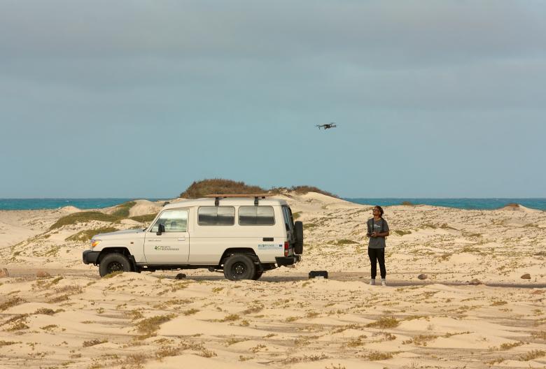 Advanced technology enhancing convectional efforts: use of drone patrols in a effective anti-poaching for loggerhead turtles