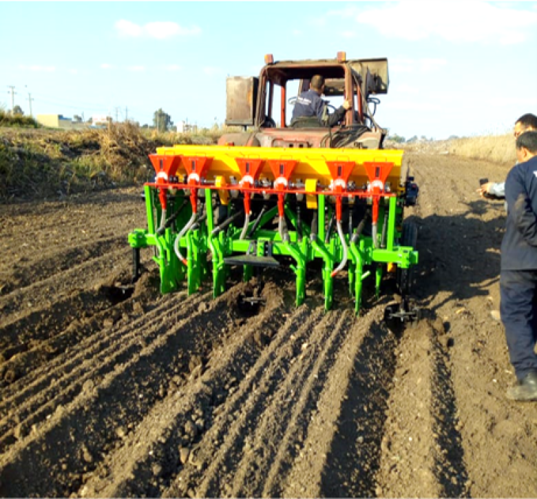 Transforming irrigated crop production systems using mechanized raised bed (MRB) technological package.