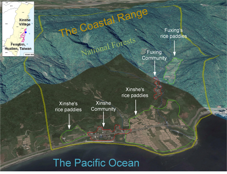 An integrated landscape approach for revitalisation of indigenous socio-ecological production landscape and seascape in Xinshe Village, Hualien County, Taiwan