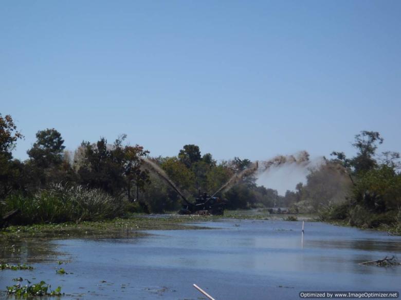 Restoration of wetlands and barrier islands for storm protection in the Northern Gulf of Mexico