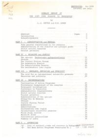 Summary report of the 1967 IUCN mission to Madagascar