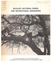 Wildlife, national parks and recreational resources