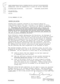 Charter for nature : draft text and proposed revisions and comments