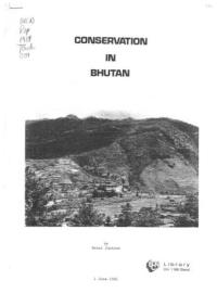 Conservation in Bhutan