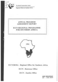 Annual progress assessment report : IUCN regional programme for southern Africa