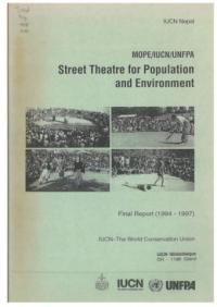 Street theatre for population and environment. Final report 1994-1997