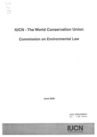 IUCN - The World Conservation Union Commission on Environmental Law
