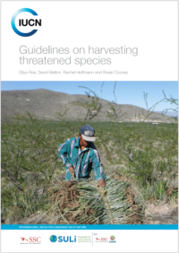 Guidelines on harvesting threatened species Guidelines on harvesting threatened species
